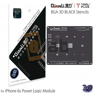 STENCIL NERO PER REBALLING FULL IC IPHONE 6S - IPHONE 6S PLUS QIANLI