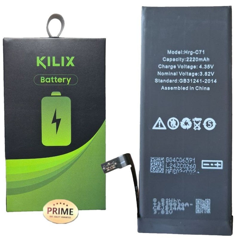 KILIX PRIME Batteria Compatibile per Apple iPhone 7 MAGGIORATA - 2220mAh
