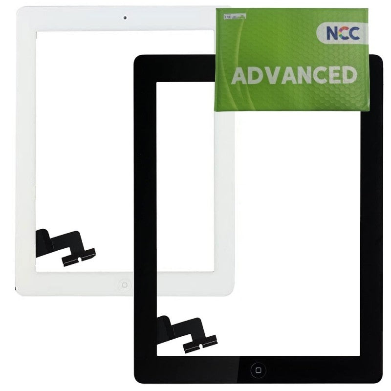 NCC ADVANCED Touch Screen + Home Button Per Apple iPad 2 2th Gen. 9.7&