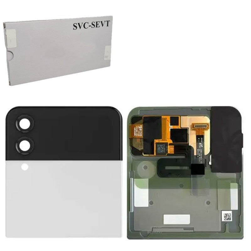 Samsung SERVICE PACK Display LCD ORIGINALE Per Galaxy Z Flip 4 5g (Esterno) SM-F721 | Bianco