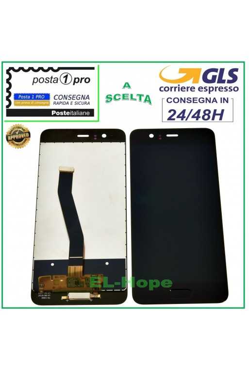 DISPLAY LCD PER HUAWEI P10 VTR-L09 VTR-L10 L29 TOUCH SCREEN SCHERMO VETRO NERO
