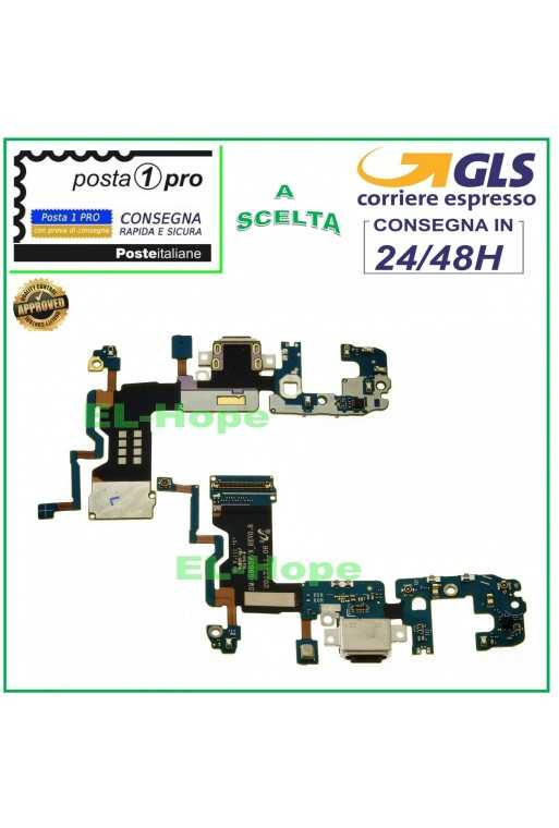 CONNETTORE RICARICA SAMSUNG GALAXY S9 PLUS + SM G965F MICROFONO DOCK JACK CARICA
