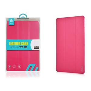 COVER CUSTODIA PER IPAD AIR 2 / PRO 9.7 DEVIA LIGHT GRACE FLIP ROSA/TRASPARENTE