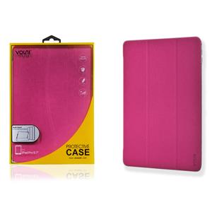 COVER CUSTODIA PER IPAD PRO 9.7 VOUNI MILAN FLIP MAGENTA/TRASPARENTE
