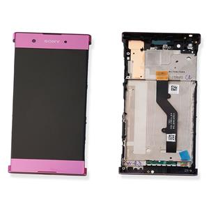 DISPLAY LCD PER SONY G3412 XPERIA XA1 PLUS ROSA CON FRAME 78PB6100020