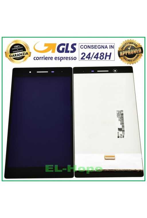 DISPLAY LCD PER LENOVO TAB 4 TB 7304X TB 7304F TOUCH SCREEN SCHERMO VETRO NERO