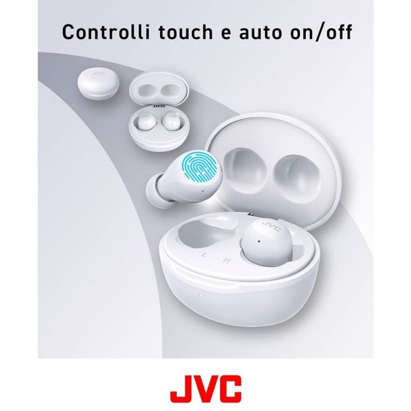 JVC HA-Z66T-W-E Cuffie Intrauricolari Bluetooth True Wireless Auricolare Gumy Mini Bianco