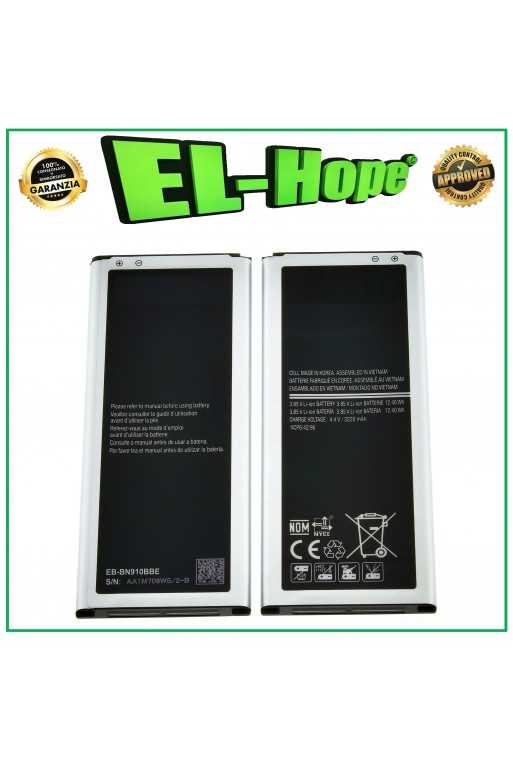 BATTERIA EB-BN910BBE PER SAMSUNG GALAXY NOTE 4 SM-N910F 3220 mAh PARI ORIGINALE