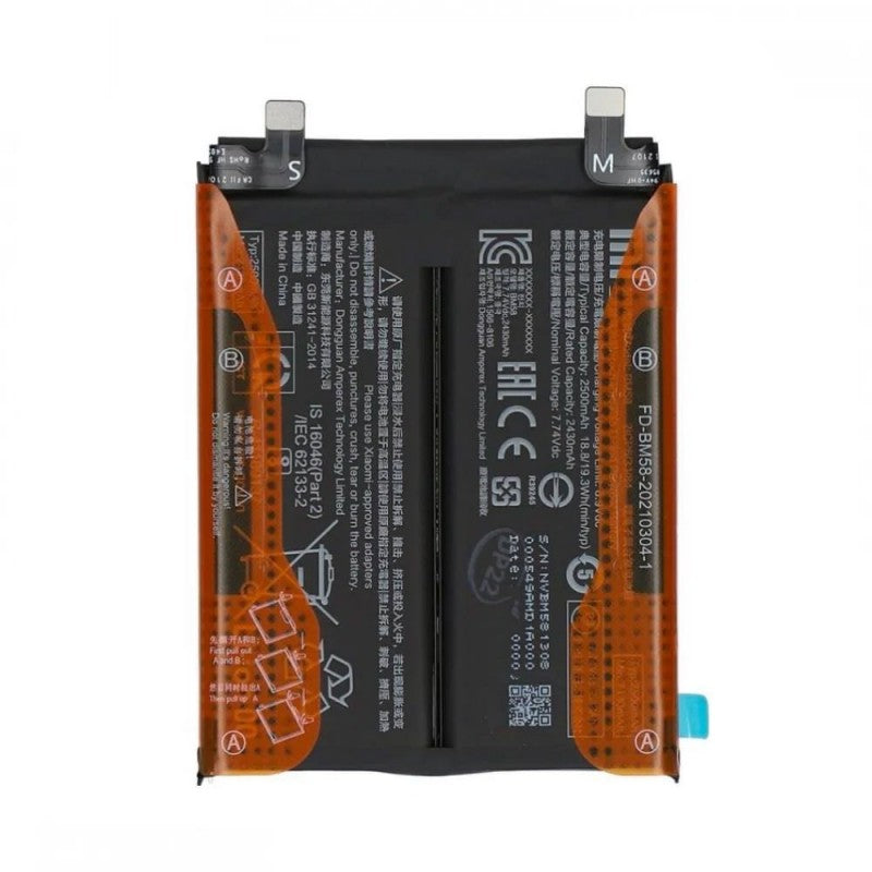 Xiaomi Service Pack Batteria BM58 Originale per 11T Pro 5G | 2107113SG