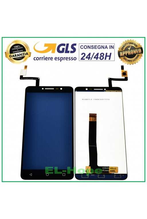 DISPLAY LCD PER ALCATEL ONE TOUCH A3 XL 6.0&amp;quot; OT 9008D 9008X TOUCH SCREEN NERO