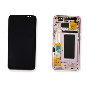 DISPLAY LCD PER SAMSUNG G950F S8 ROSA CON FRAME GH97-20457E