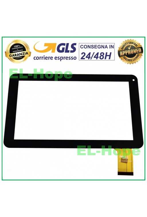 TOUCH SCREEN VETRO MEDIACOM 920GO SMARTPAD M-MP920GO DIGITIZER 9&amp;quot; ORIGINALE NERO