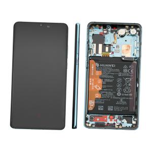 DISPLAY LCD PER HUAWEI P30 PRO AURORA BLU CON FRAME 02352PGE 02354NAP 02355UNA 02355UND