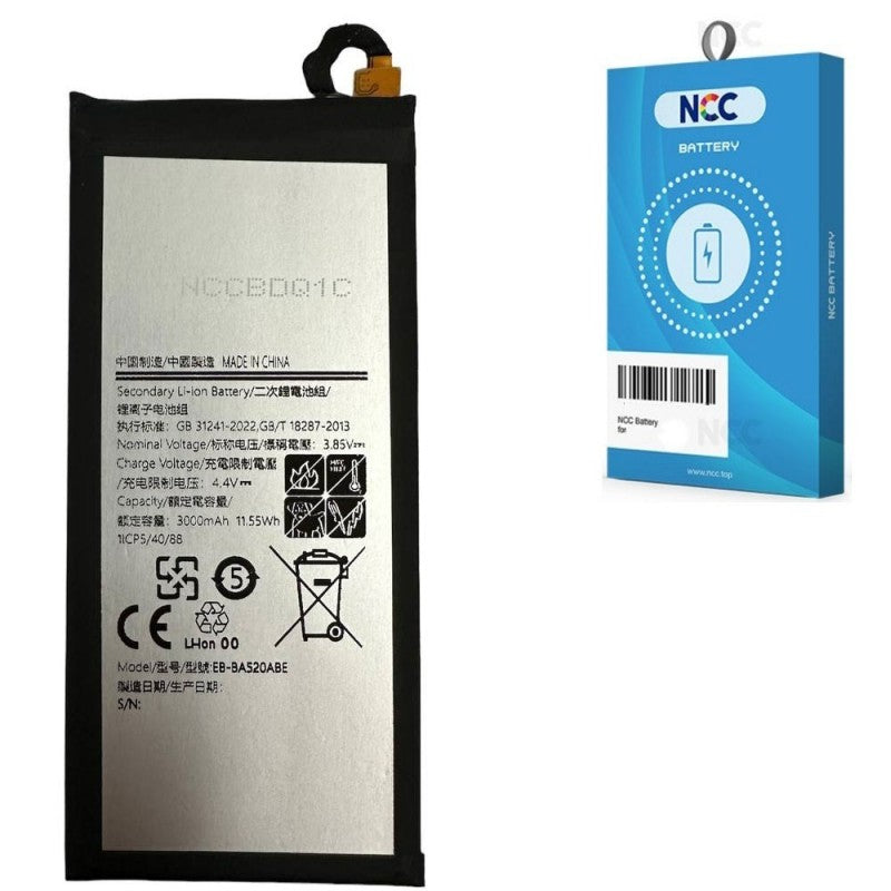 NCC Batteria Compatibile per Samsung Galaxy A5 2017 SM-A520F | EB-BA520ABE