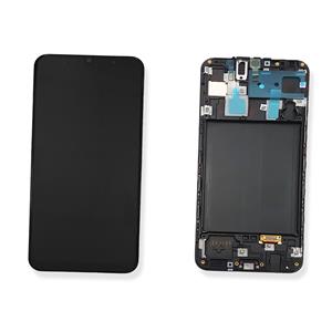 DISPLAY LCD PER SAMSUNG A305F A30 NERO CON FRAME GH82-19725A GH82-19202A SERVICE PACK