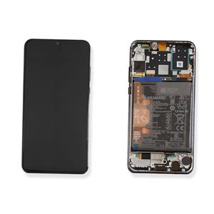 DISPLAY LCD PER HUAWEI P30 LITE NERO CON FRAME 02352RPW 48MP