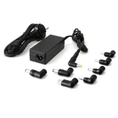 TECHMADE ALIMENTATORE UNIVERSALE PER NOTEBOOK 65W 8 TIPS