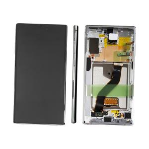 DISPLAY LCD PER SAMSUNG N975F N976B NOTE 10 PLUS BIANCO CON FRAME GH82-20900B GH82-20838B