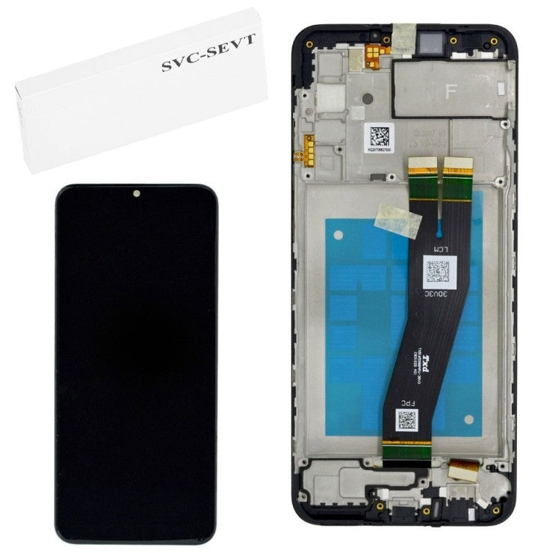 Samsung SERVICE PACK Display LCD ORIGINALE + Frame Per Galaxy A025G A02S 2020 - M025 M02S | FLAT TXD EU