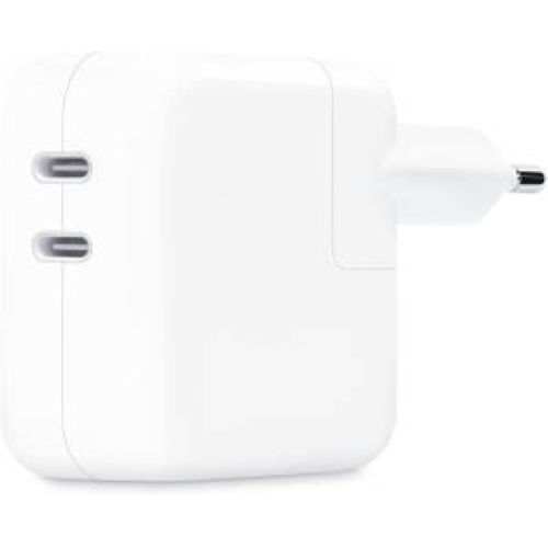 APPLE CARICATORE 35W DOPPIAUSB-C IPHONE IPAD WATCH WHITE