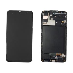 DISPLAY LCD PER SAMSUNG A307F A30S NERO CON FRAME GH82-21190A GH82-21329A SERVICE PACK