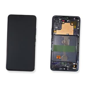DISPLAY LCD PER SAMSUNG A908B A90 5G 2019 NERO CON FRAME GH82-21092A GH82-21606A GH82-21530A - SERVICE PACK