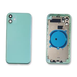BACK COVER PER IPHONE 11 VERDE CON FRAME COMPATIBILE