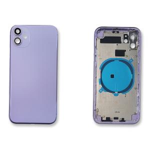 BACK COVER PER IPHONE 11 VIOLA CON FRAME COMPATIBILE