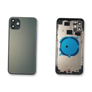 BACK COVER PER IPHONE 11 PRO MAX VERDE CON FRAME COMPATIBILE