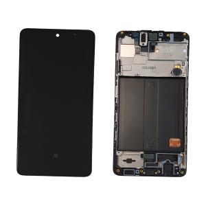 DISPLAY LCD PER SAMSUNG A515F A51 NERO CON FRAME GH82-21669A GH82-21680A GH82-22083A SERVICE PACK