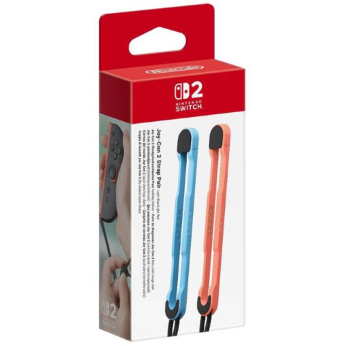 SWITCH 2 JOY-CON 2 STRAP PAIR LIGHT BLUE / LIGHT RED
