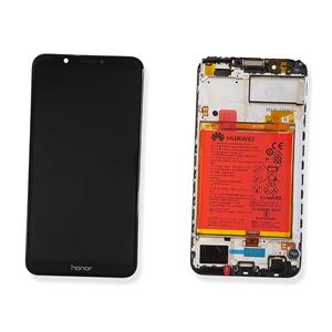DISPLAY LCD PER HUAWEI HONOR 7C / Y7 2018 NERO CON FRAME 02351USW