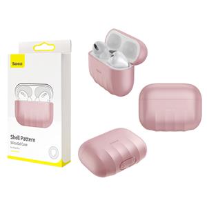COVER CUSTODIA PER AIRPODS PRO BASEUS SHELL PATTERN ROSA WIAPPOD-BK04
