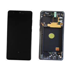 DISPLAY LCD PER SAMSUNG N770F NOTE 10 LITE NERO CON FRAME GH82-22055A GH82-22192A GH82-22193A GH82-22194A