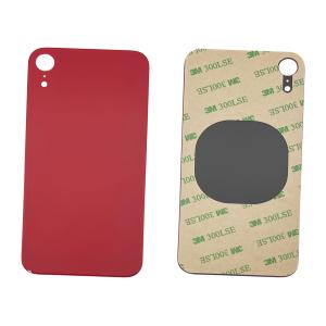 VETRO POSTERIORE PER IPHONE XR ROSSO (BIG HOLE) COMPATIBILE