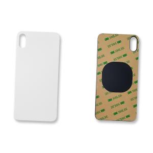 VETRO POSTERIORE PER IPHONE XS MAX BIANCO (BIG HOLE) COMPATIBILE