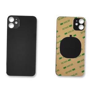 VETRO POSTERIORE PER IPHONE 11 NERO (BIG HOLE) COMPATIBILE
