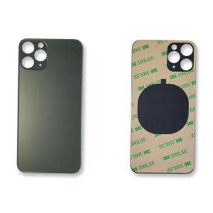 VETRO POSTERIORE PER IPHONE 11 PRO VERDE (BIG HOLE) COMPATIBILE