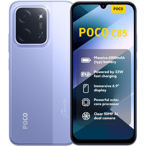 XIAOMI POCO C85 4G 6+128GB 6.9" PURPLE ITALIA