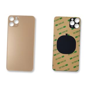 VETRO POSTERIORE PER IPHONE 11 PRO MAX GOLD (BIG HOLE) COMPATIBILE