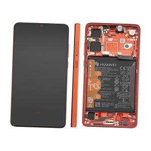 DISPLAY LCD PER HUAWEI P30 ARANCIONE CON FRAME 02352NLQ 02354HNG
