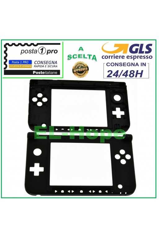 SCOCCA CASE COVER INFERIORE DI RICAMBIO PER NINTENDO 3DS XL SNODO HOUSING NERO