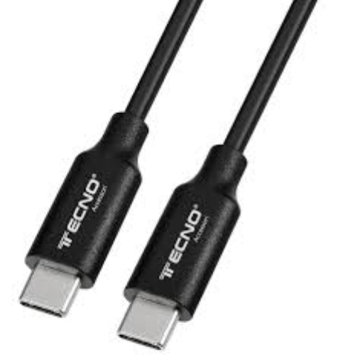 TECNO CAVO RICARICA / DATI PER SMARTPHONE TYPE-CTYPE-C 1M BLACK