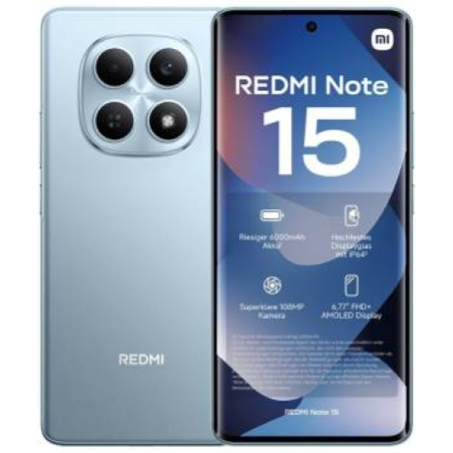 XIAOMI REDMI NOTE 15 8+256GB 6.77" GLACIER BLUE ITALIA
