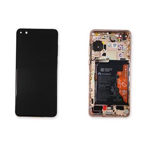 DISPLAY LCD PER HUAWEI P40 GOLD CON FRAME + BATTERIA 02353MFV