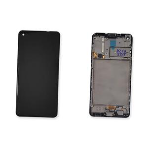 DISPLAY LCD PER SAMSUNG A217F A21S NERO CON FRAME GH82-22988A GH82-23089A GH82-24641A GH82-24642A - SERVICE PACK