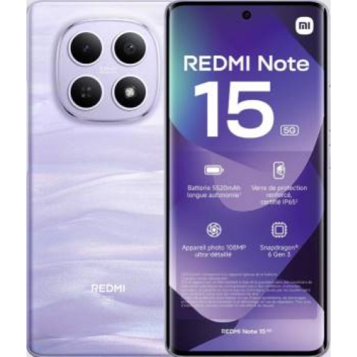 XIAOMI REDMI NOTE 15 5G 6+128GB 6.77" MIST PURPLE EUROPA