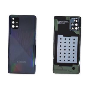 BACK COVER PER SAMSUNG A715F A71 NERO GH82-22112A