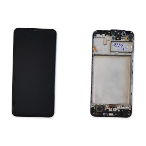 DISPLAY LCD PER SAMSUNG M217F M21S / M315F M31 NERO CON FRAME GH82-22405A GH82-22631A SERVICE PACK
