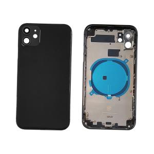 BACK COVER PER IPHONE 11 NERO CON FRAME COMPATIBILE
